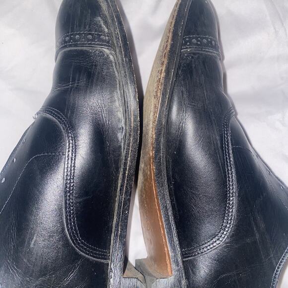 Allen Edmonds Fifth Avenue Men\'s Shoes Sz 9.5‎ 3E Black Leather Cap Toe Oxford main image 15